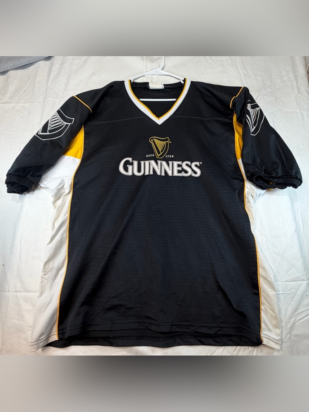 Guinness Black and Gold Football Jersey #59